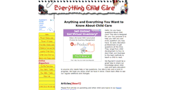 Desktop Screenshot of everything-child-care.com